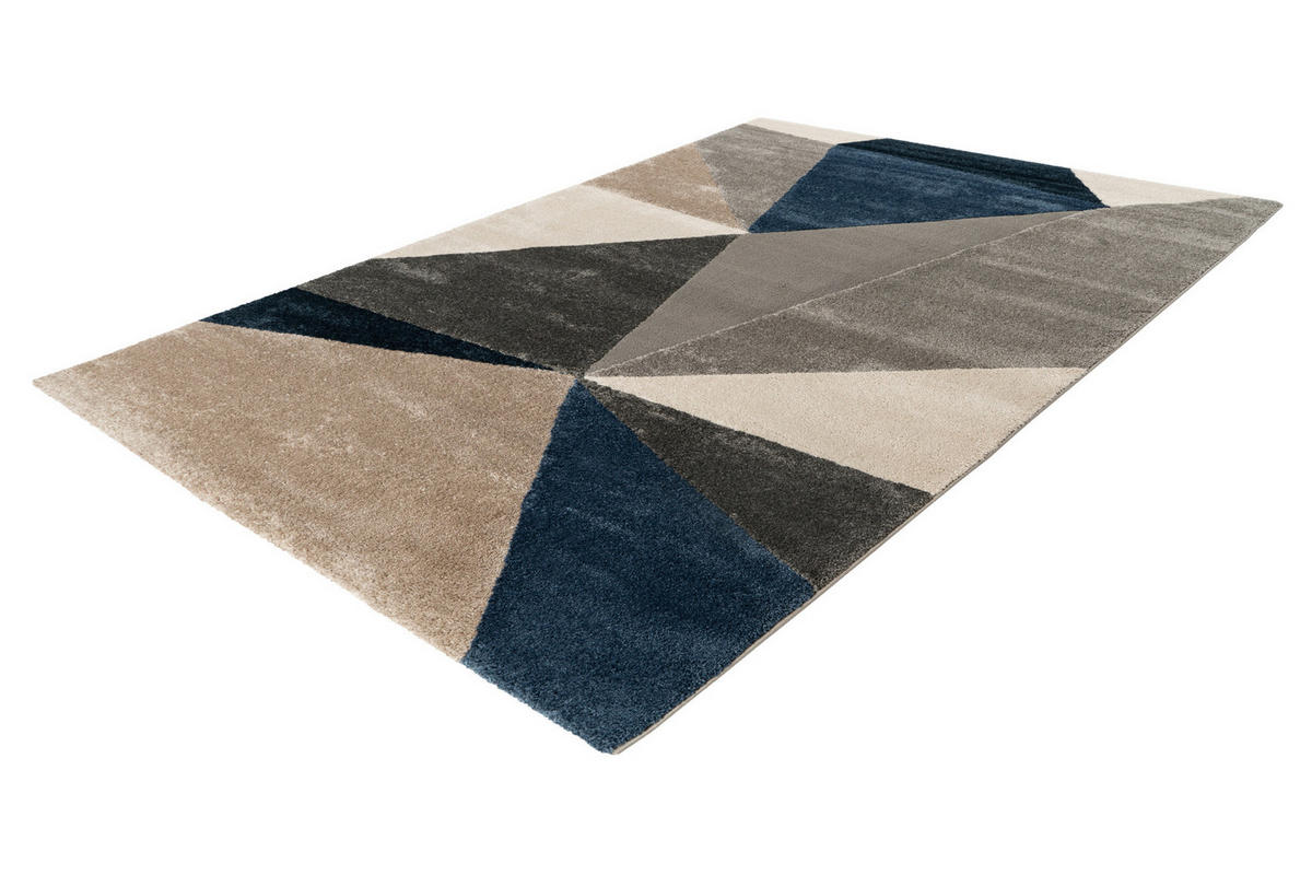 COVOR CU FIR LUNG  My Canyon  - albastru, Basics, textil (240/330cm)