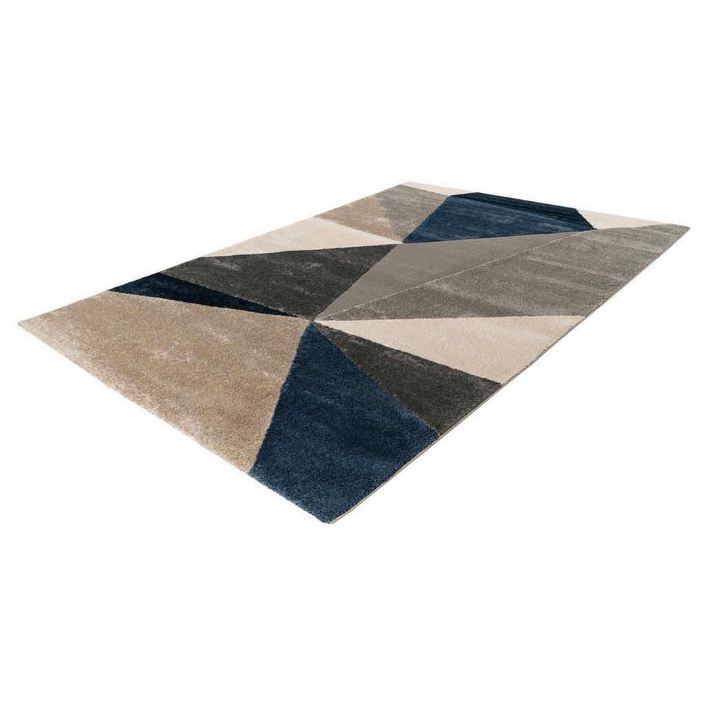 Thumbnail - Obsession Hochflorteppich My Canyon, Blau, Textil, Graphik, rechteckig, 200x290 cm, Oeko-Tex® Standard 100, für Fußboden...