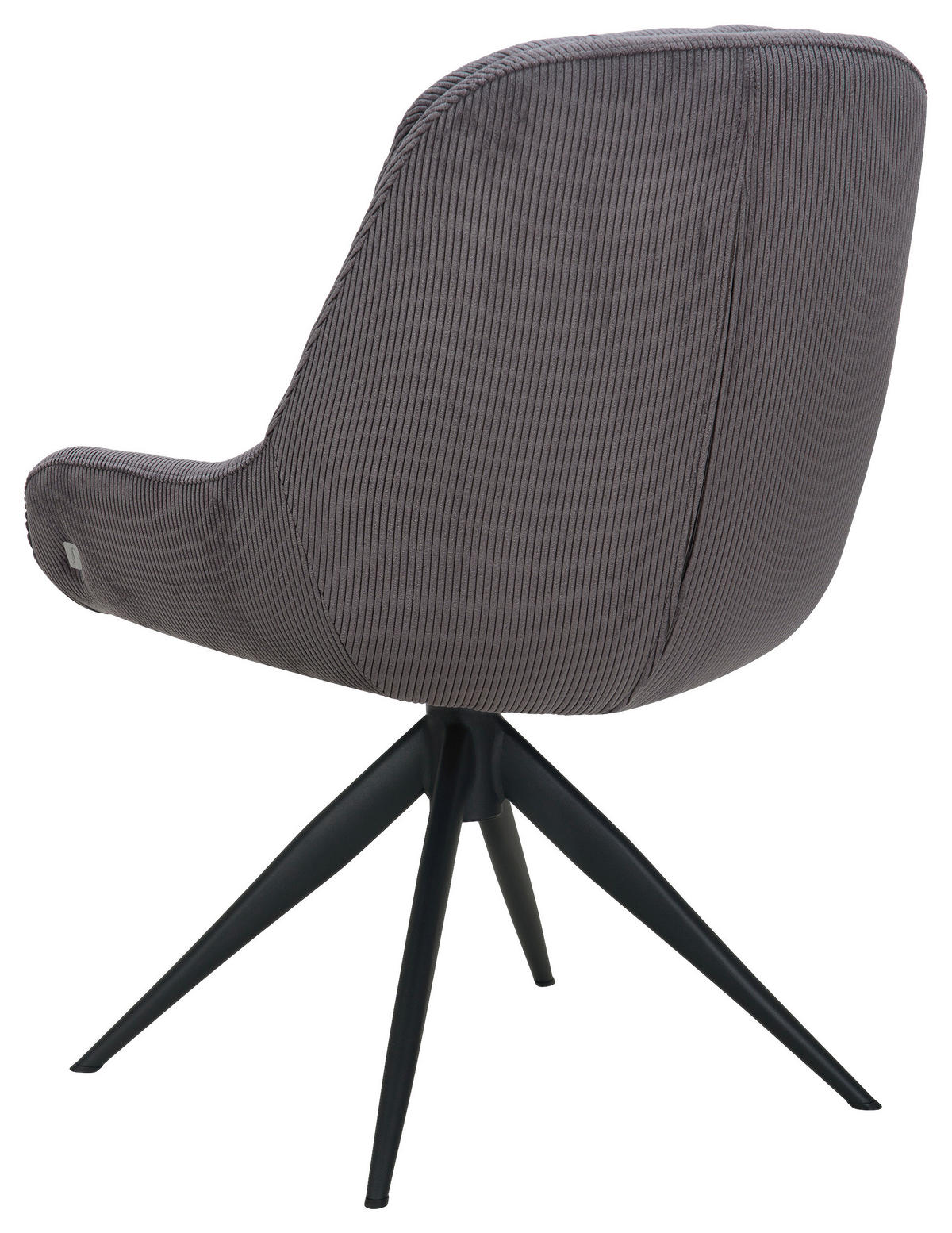 STUHL - Anthrazit/Schwarz, Design, Textil/Metall (58/85/70cm) - Johann Jakob