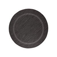 FLACHWEBETEPPICH 200/200 cm Relax Schwarz  - Schwarz, Basics, Textil (200/200cm) - Novel