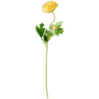KUNSTBLUME - Gelb/Grün, Lifestyle, Kunststoff (57cm)