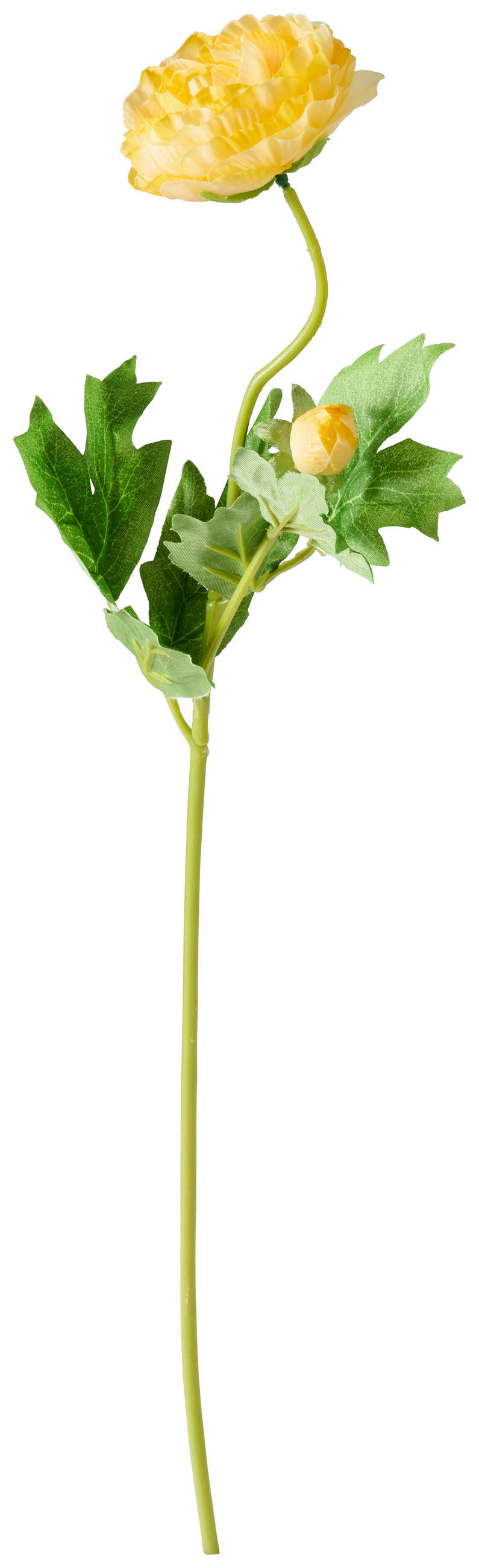 KUNSTBLUME - Gelb/Grün, Lifestyle, Kunststoff (57cm)