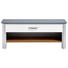 GARDEROBENBANK - Eichefarben/Alufarben, Design, Glas/Holzwerkstoff (117/46/34cm) - Moderano GARDEROBENBANK - Eichefarben/Alufarben, Design, Glas/Holzwerkstoff (117/46/34cm) - Moderano