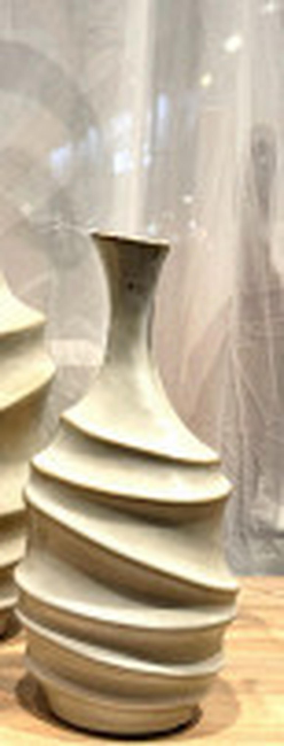 VÁZA  - natúr, Basics, kerámia (45/11/19cm)