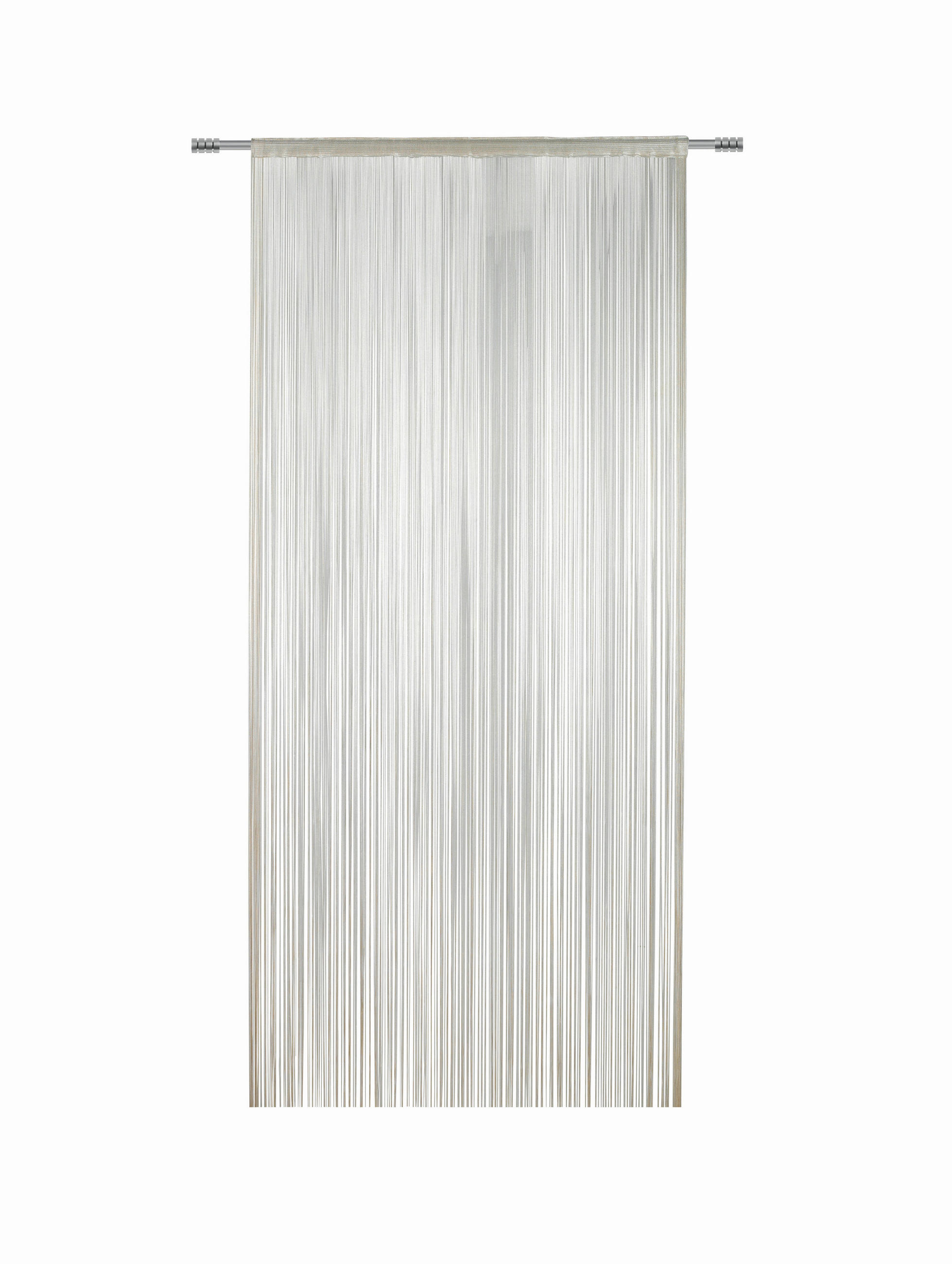 FADENVORHANG halbtransparent  - Weiß, KONVENTIONELL, Textil (100/260cm) - Esposa