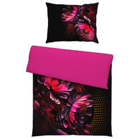 POSTELJINA SA DVA LICA LITTLE LUXURY 140/200 cm saten crna  - crna, Trendi, tekstil (140/200cm) - Esposa