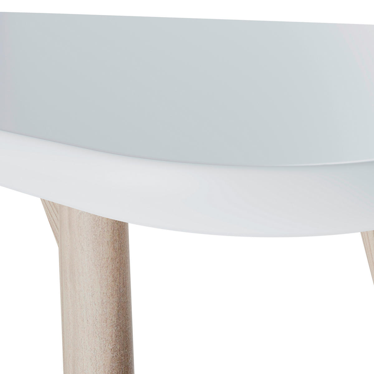 COUCHTISCH Kiefer massiv 128/68/44,5 cm rechteckig Weiß  - Weiß, KONVENTIONELL, Holz (128/68/44,5cm) - MID.YOU