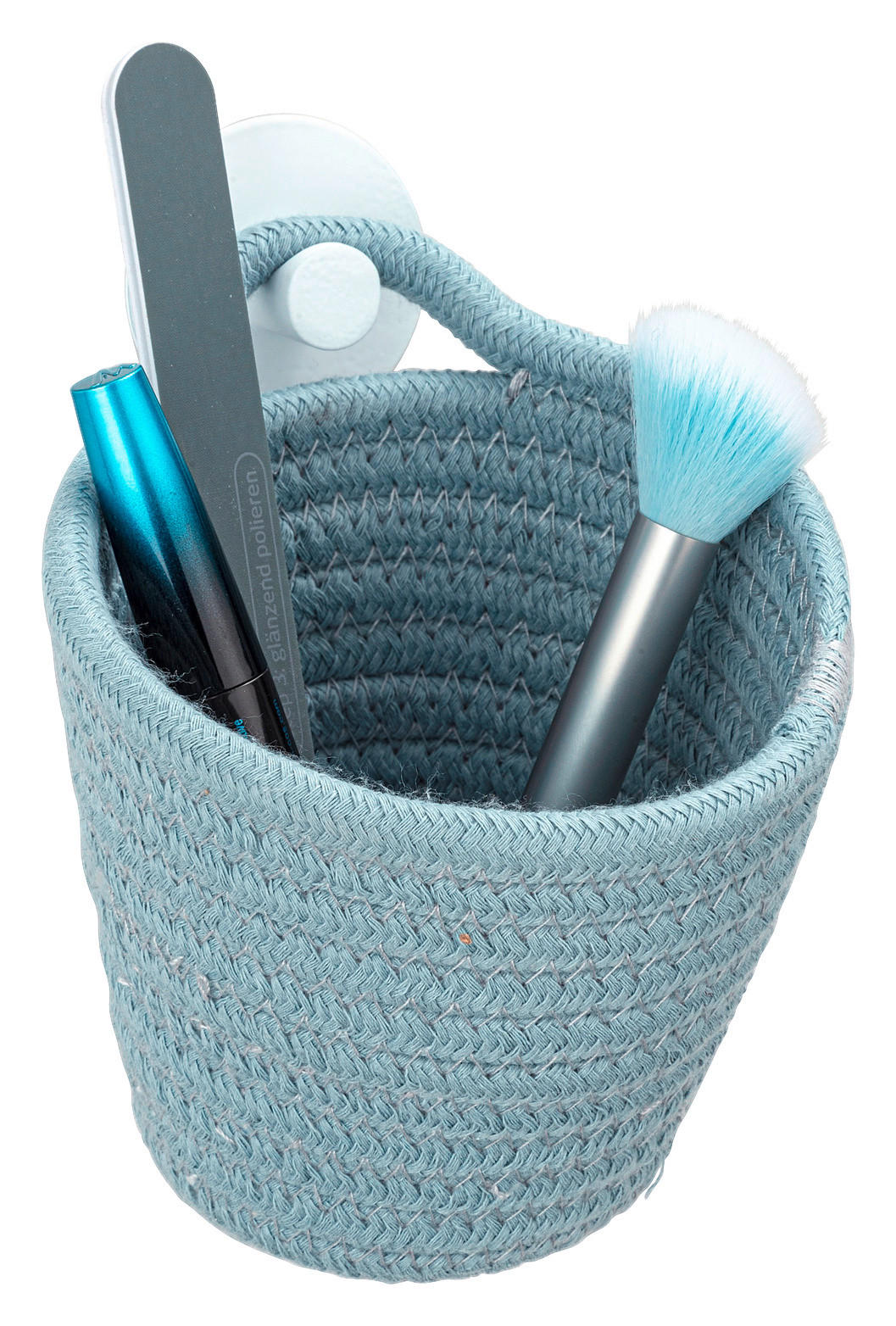 KORB  - Blau, Basics, Textil (12,5/12/14,5cm) - Wenko