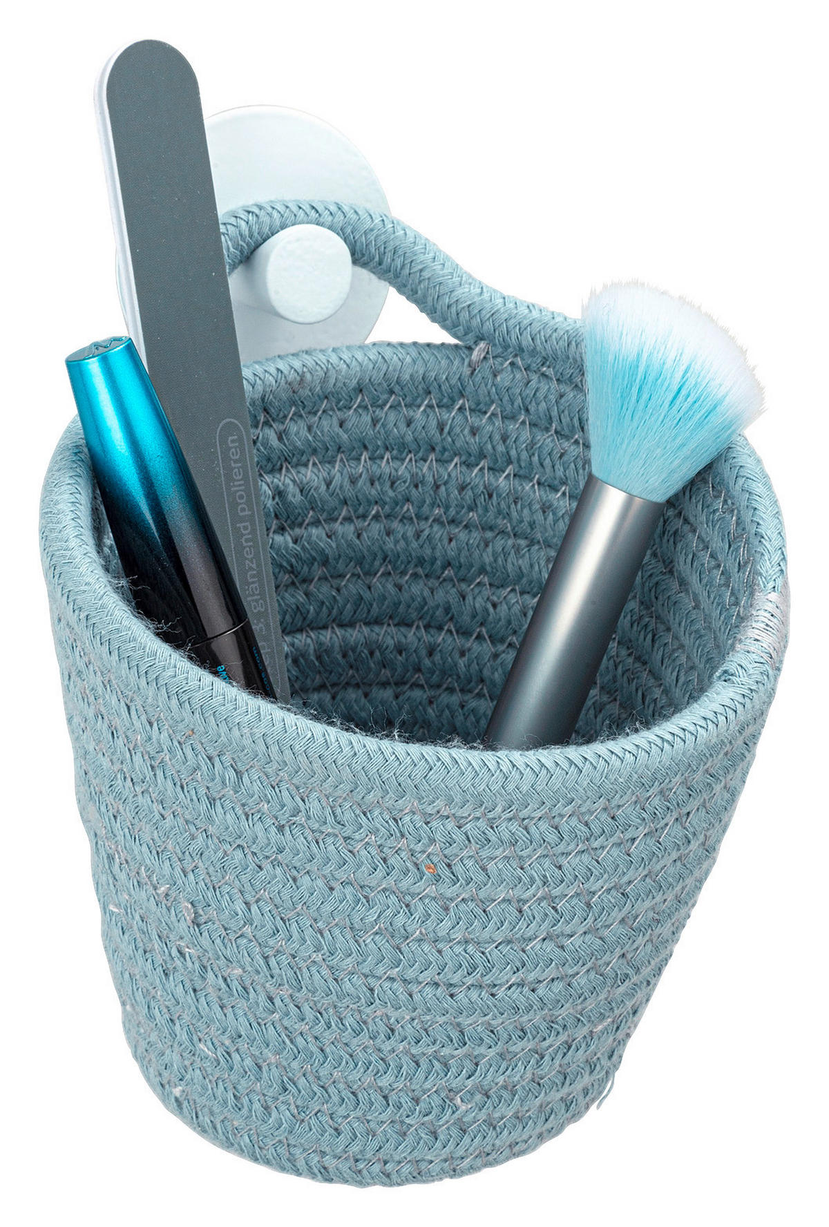 KORB  - Blau, Basics, Textil (12,5/12/14,5cm) - Wenko