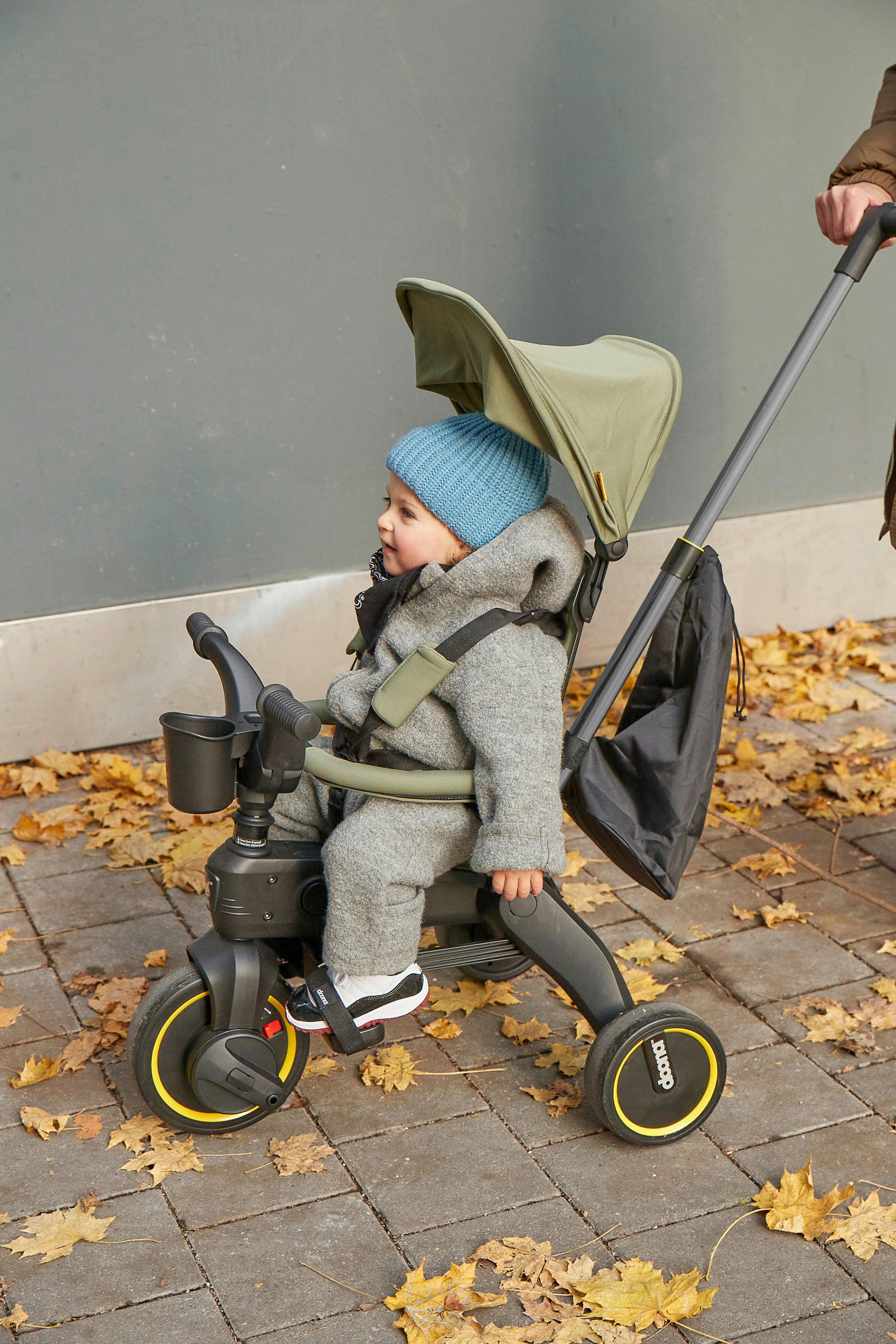 DREIRAD Liki Trike S3  - Schwarz/Grün, Trend, Kunststoff/Metall (33,9/33,9/25,1cm) - Doona