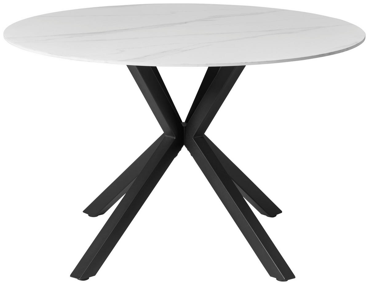 STOL ZA BLAGOVAONICU  bijela  metal, keramika      - bijela/crna, Lifestyle, metal/keramika (118/76/118cm) - MID.YOU