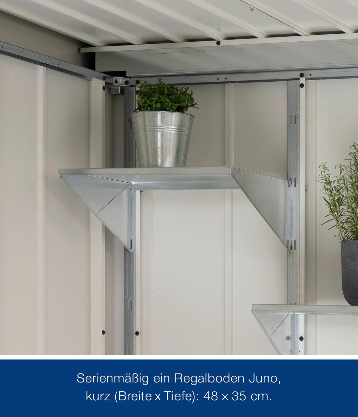 GERÄTEHAUS 237/223/229 cm  - Anthrazit, Basics, Metall (237/223/229cm)