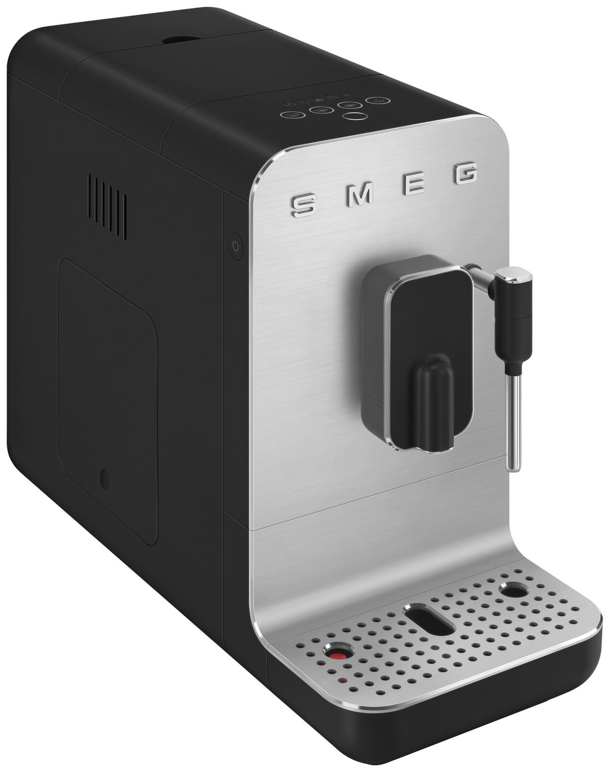 KAFFEEVOLLAUTOMAT 50'S STYLE  - Edelstahlfarben/Schwarz, Basics, Kunststoff/Metall (18/33,6/43,3cm) - SMEG