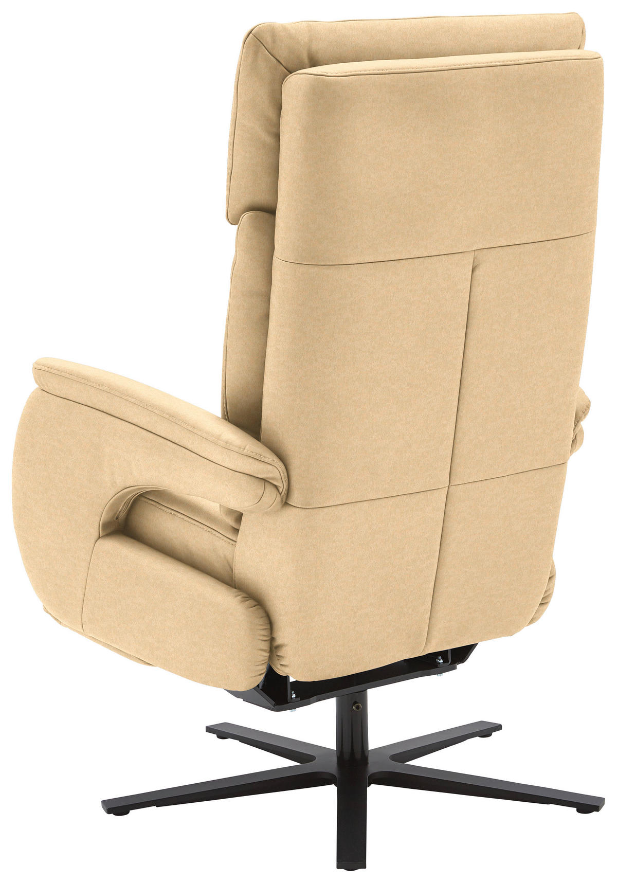 RELAXSESSEL in Textil Beige  - Beige/Schwarz, Design, Textil/Metall (70/117/85cm) - Dieter Knoll