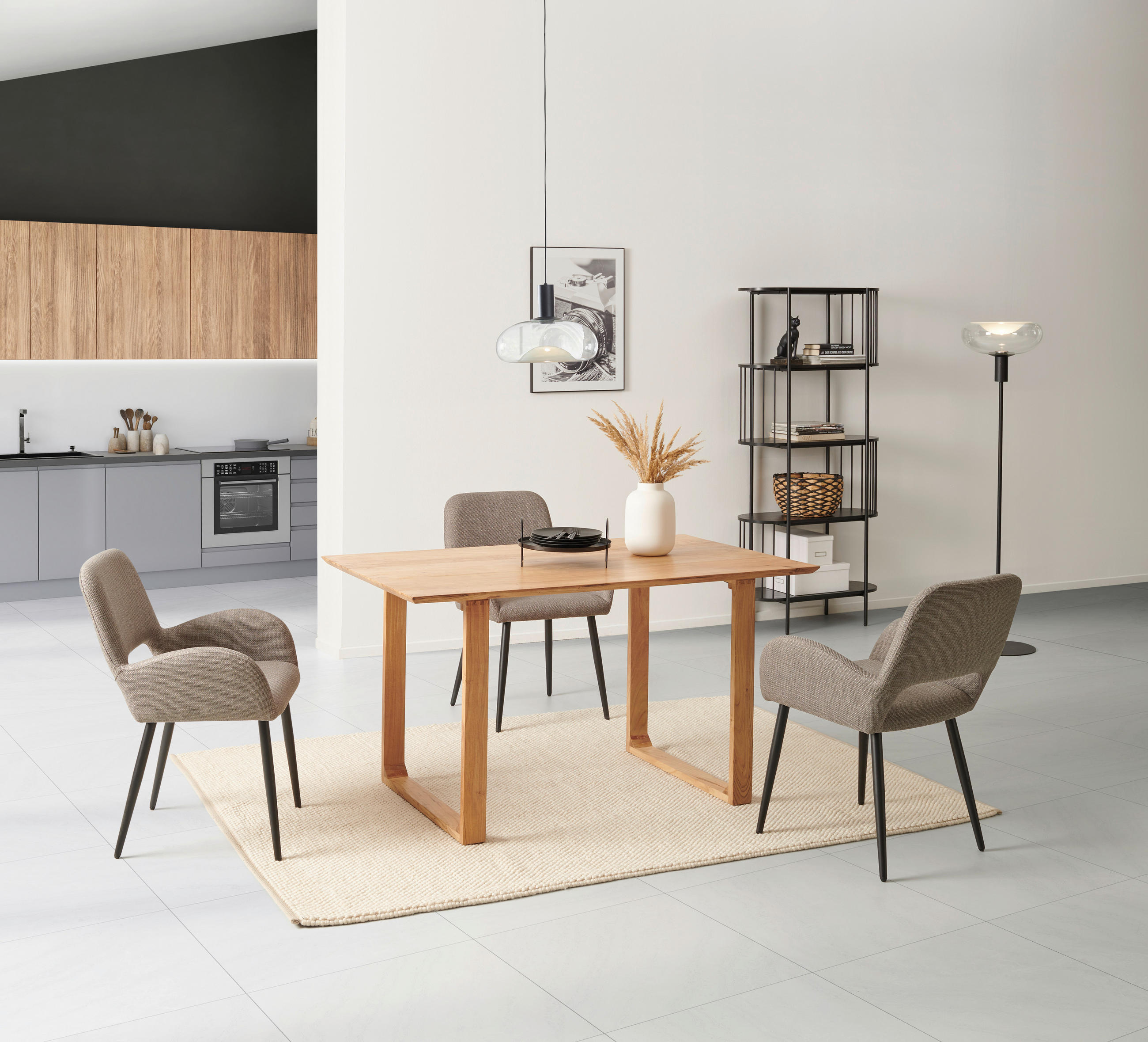ESSTISCH in Holz   - Akaziefarben, MODERN, Holz (180/76/90cm) - MID.YOU