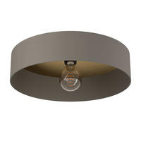 DECKENLEUCHTE 42/16 cm   - Messingfarben/Braun, KONVENTIONELL, Holz/Metall (42/16cm) - Eglo