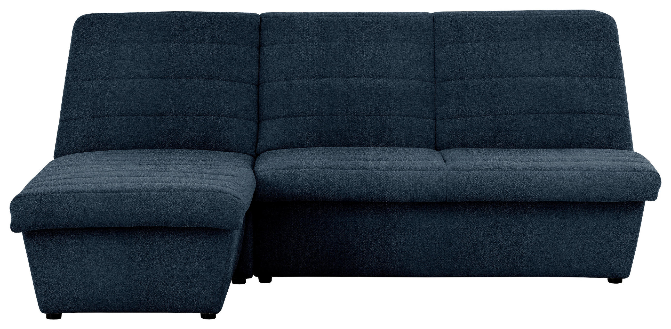 ECKSOFA Looks VIII Dunkelblau Webstoff  - Schwarz/Dunkelblau, Design, Kunststoff/Textil (168/214cm) - LOOKS by W.Joop