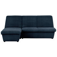 ECKSOFA in Webstoff Dunkelblau  168/214 cm  - Schwarz/Dunkelblau, Design, Kunststoff/Textil (168/214cm) - LOOKS by W.Joop
