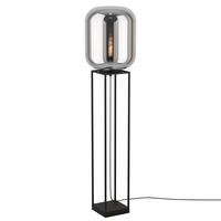 STOJACÍ LAMPA, 35/147/35 cm  - černá, Basics, kov/sklo (35/147/35cm)