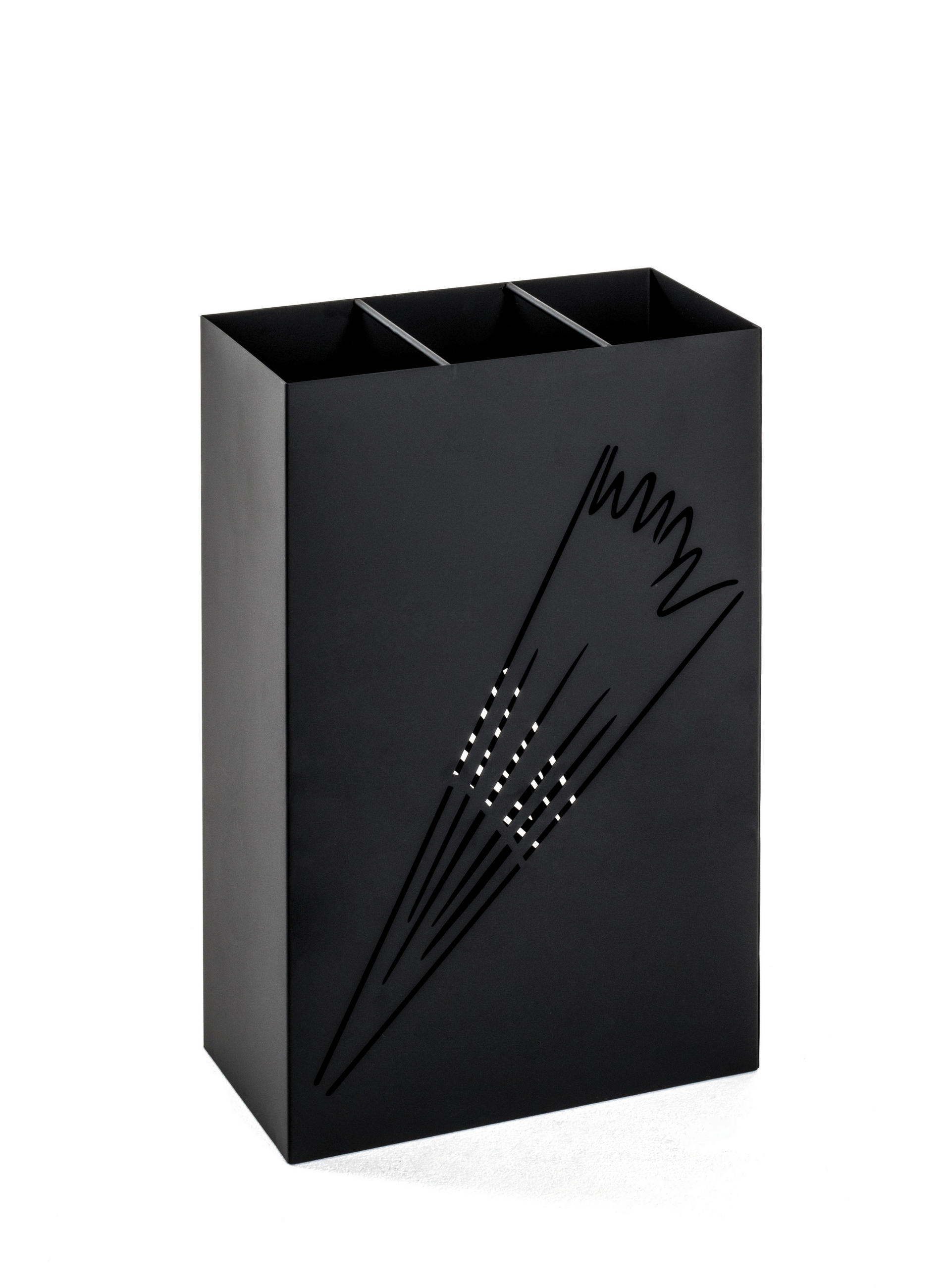 STOJALO ZA DEŽNIKE - črna, Design, kovina (30/48/16cm) - Carryhome
