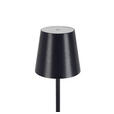 AKKU-STEHLEUCHTE 22/130 cm    - Schwarz, KONVENTIONELL, Kunststoff/Metall (22/130cm) - Novel