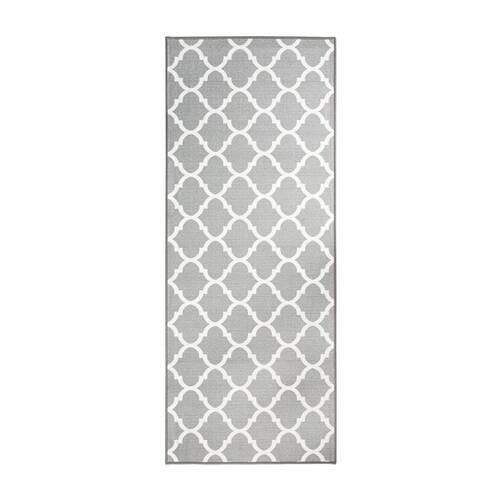 LÄUFER 80/450 cm  - Grau, Design, Kunststoff/Textil (80/450cm) - Novel