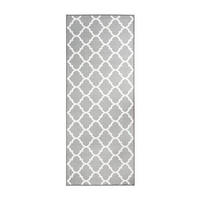 LÄUFER 80/700 cm  - Grau, Design, Kunststoff/Textil (80/700cm) - Novel
