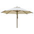 SONNENSCHIRM 350 cm Beige - Beige, LIFESTYLE, Holz (350cm) - Zebra Süd
