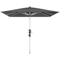 SONNENSCHIRM 245 x 245 cm Dunkelgrau  - Dunkelgrau/Silberfarben, KONVENTIONELL, Textil/Metall (245/245cm) - KNIRPS