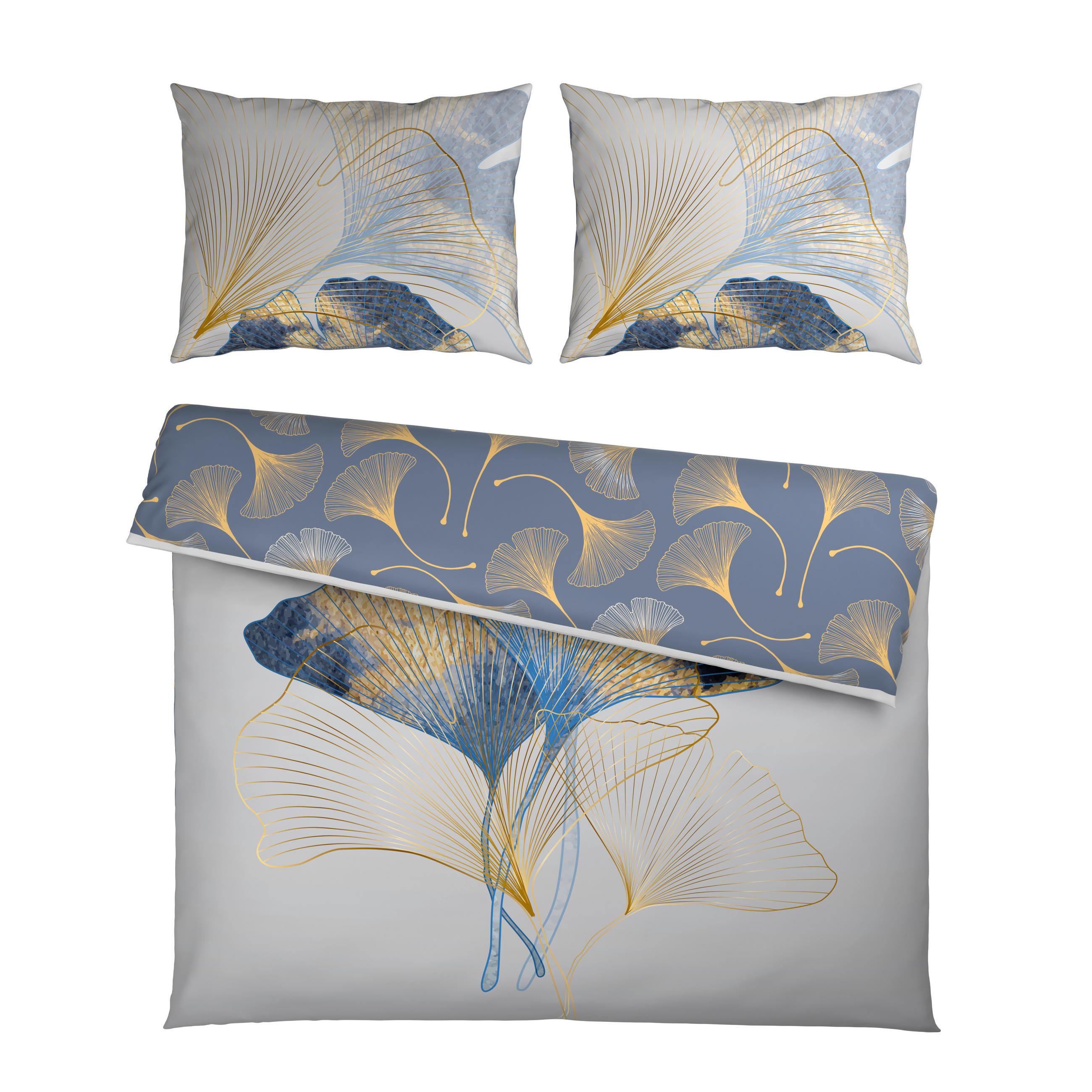 POSTELJINA SA DVA LICA 200/200 cm saten siva  - siva, Osnovno, tekstil (200/200cm) - Esposa