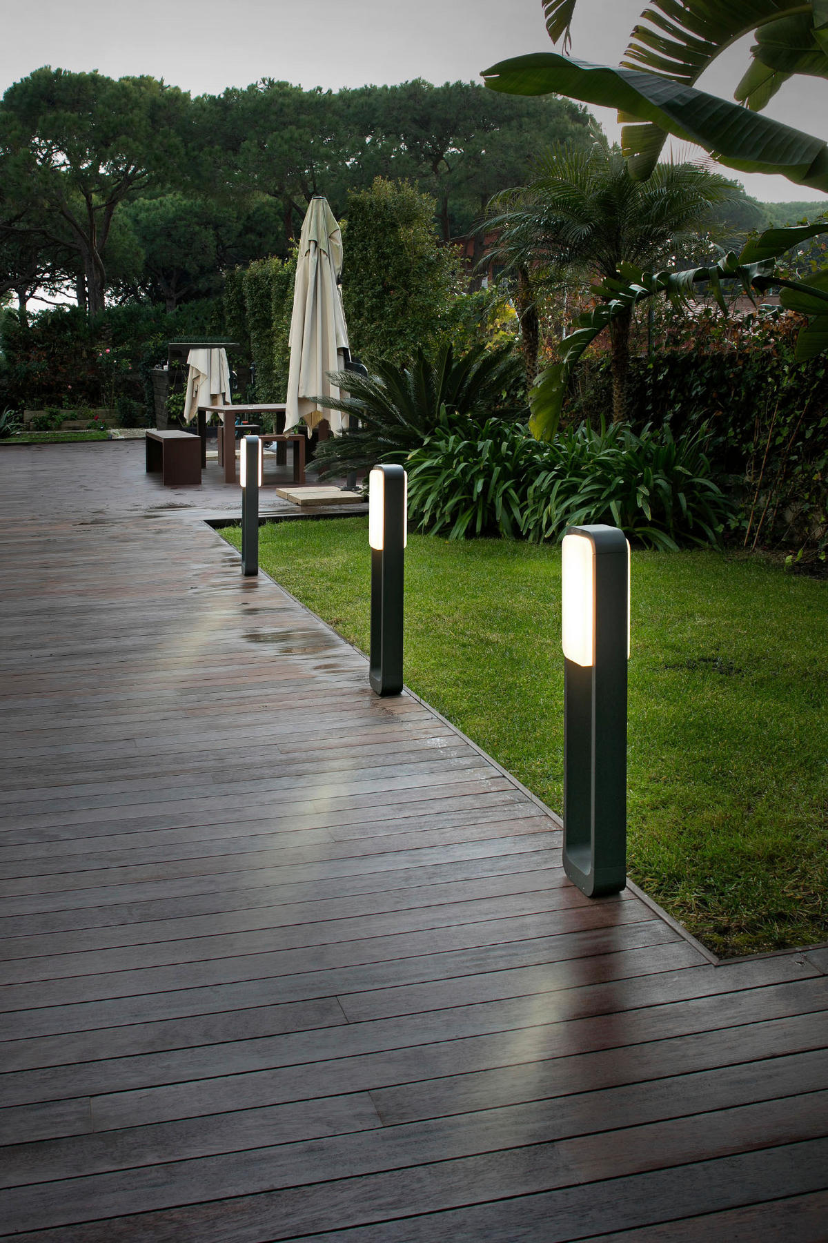 POLLERLEUCHTE 15/9/72 cm   - Dunkelgrau, Design, Metall (15/9/72cm)