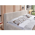 POLSTERBETT Bettkasten, Lattenroste Creme 180/200 cm  - Birkefarben/Buchefarben, Design, Holz/Textil (180/200cm) - Xora
