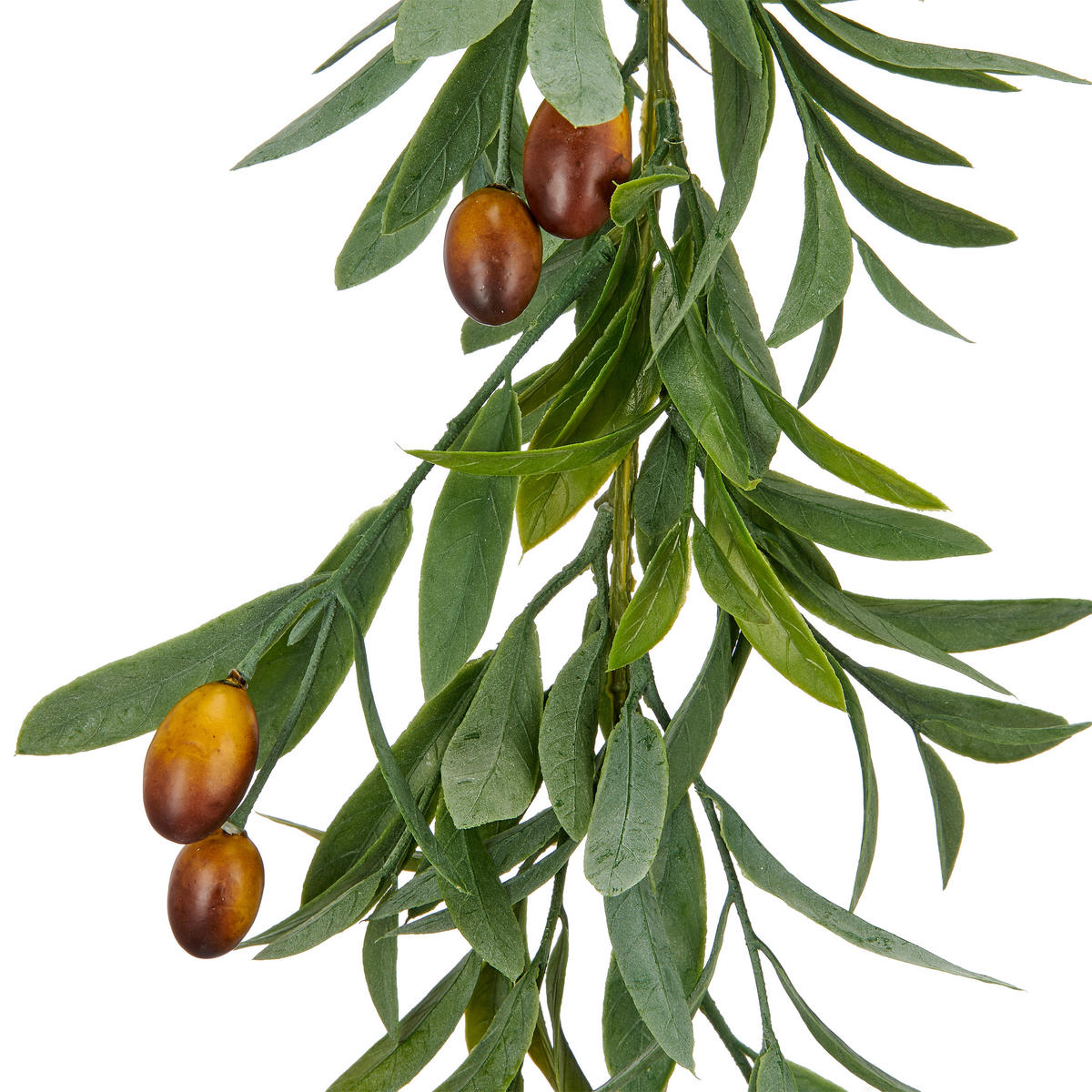 KUNSTPFLANZE Olive  - Grün, Basics, Kunststoff (120cm)
