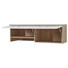 HÄNGEELEMENT Eichefarben, Weiß - Chromfarben/Eichefarben, KONVENTIONELL, Metall (120/38/38cm) - Xora HÄNGEELEMENT Eichefarben, Weiß - Chromfarben/Eichefarben, KONVENTIONELL, Metall (120/38/38cm) - Xora