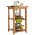 SERVIERWAGEN Buche massiv Buchefarben  - Buchefarben, Trend, Holz/Kunststoff (53/85/46cm) - Carryhome