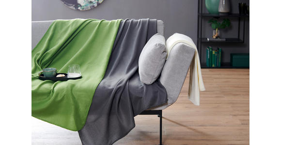 FLEECEDECKE 125/150 cm - Grün, Basics, Textil (125/150cm) - Boxxx