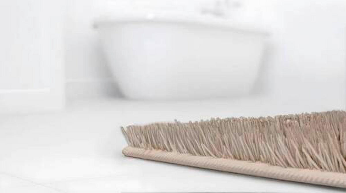 BADEMATTE Taupe 70/120 cm  - Taupe, KONVENTIONELL, Kunststoff/Textil (70/120cm) - Grund