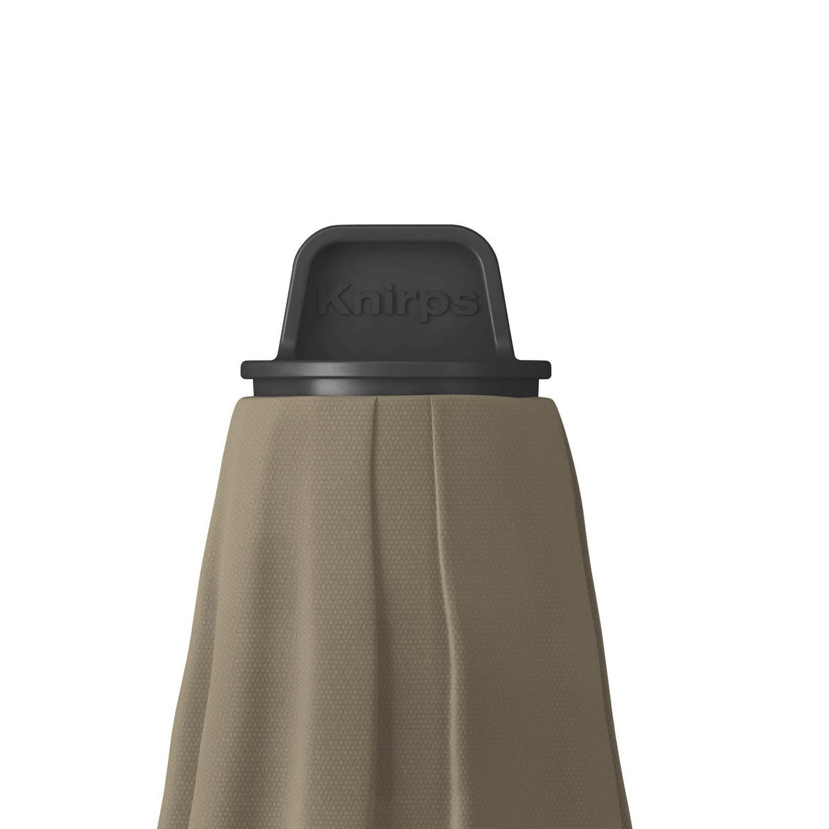 SONNENSCHIRM 240 cm Sandfarben  - Sandfarben/Alufarben, Basics, Textil/Metall (240/224-257cm) - KNIRPS