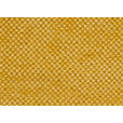 ECKSOFA  in Chenille, Flachgewebe Currygelb  175/316 cm  - Currygelb/Schwarz, Design, Textil/Metall (175/316cm) - Dieter Knoll