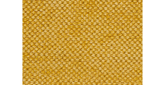 ECKSOFA  in Chenille, Flachgewebe Currygelb  175/316 cm  - Currygelb/Schwarz, Design, Textil/Metall (175/316cm) - Dieter Knoll