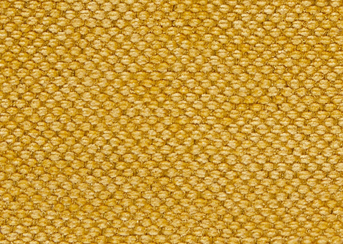 ECKSOFA  in Chenille, Flachgewebe Currygelb  316/175 cm  - Currygelb/Schwarz, Design, Textil/Metall (316/175cm) - Dieter Knoll