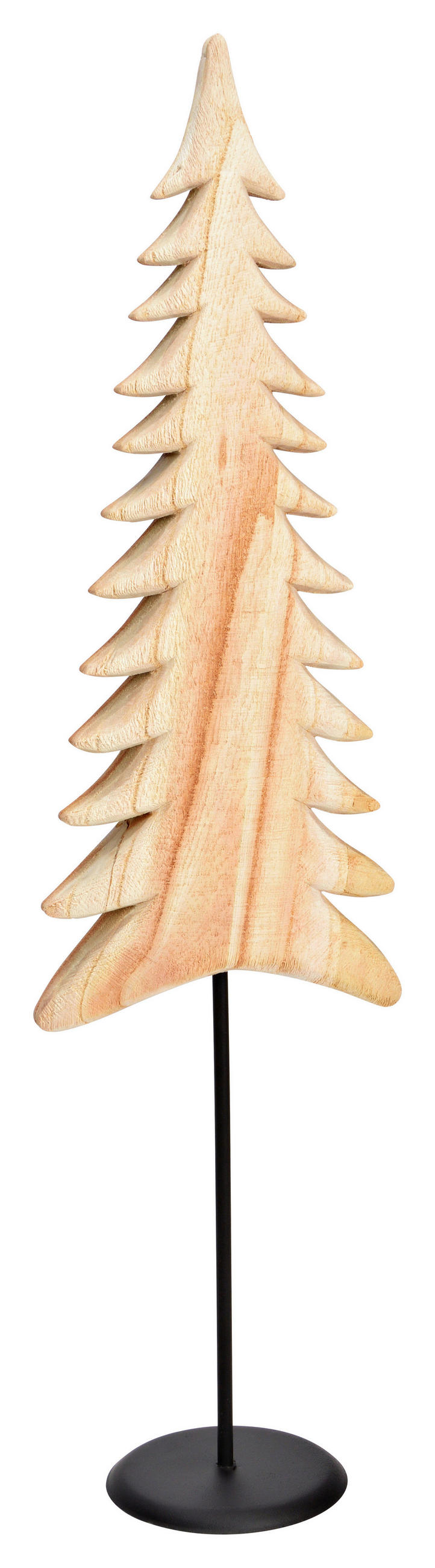 DEKOBAUM - Naturfarben, Basics, Holz/Metall (18,0/70,0/12,0cm) - X-Mas