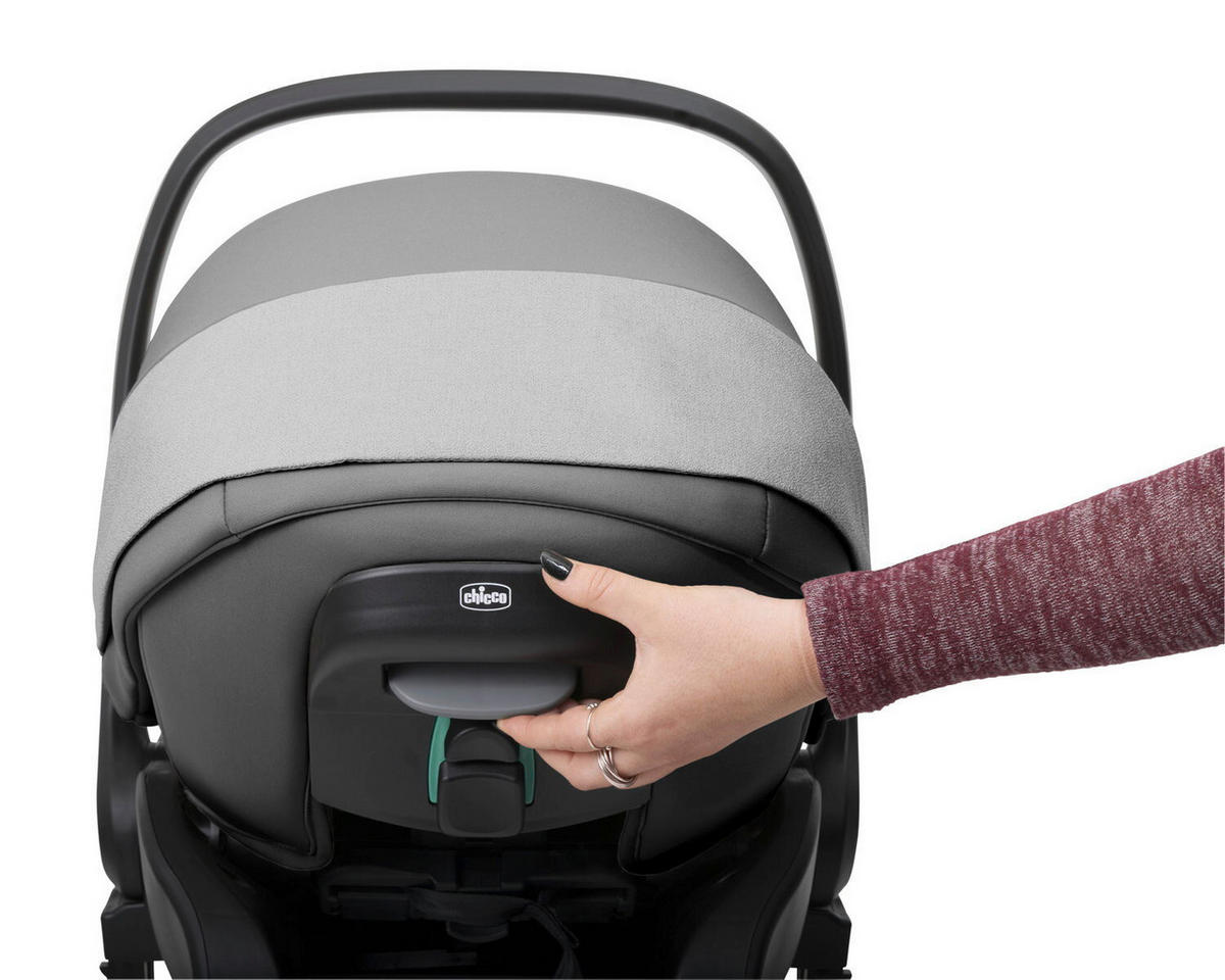 KINDERAUTOSITZ First Seat Recline I-Size   - Grau, Basics, Textil (44/58/60/65cm) - Chicco