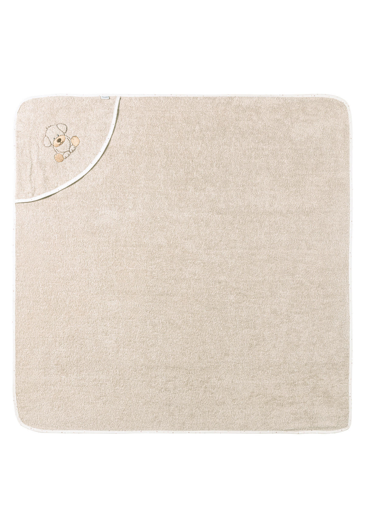  PEŠKIR SA KAPULJAČOM  100/100 cm   boja peska  - boja peska, Osnovno, tekstil (100/100cm) - Sterntaler