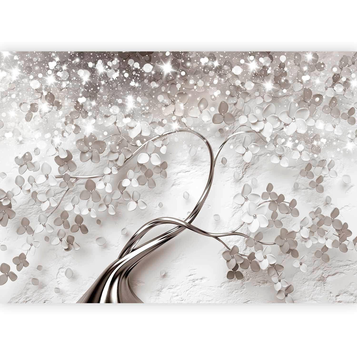 FOTOTAPETE  - Champagner/Weiß, LIFESTYLE, Textil (450/315cm) - artgeist