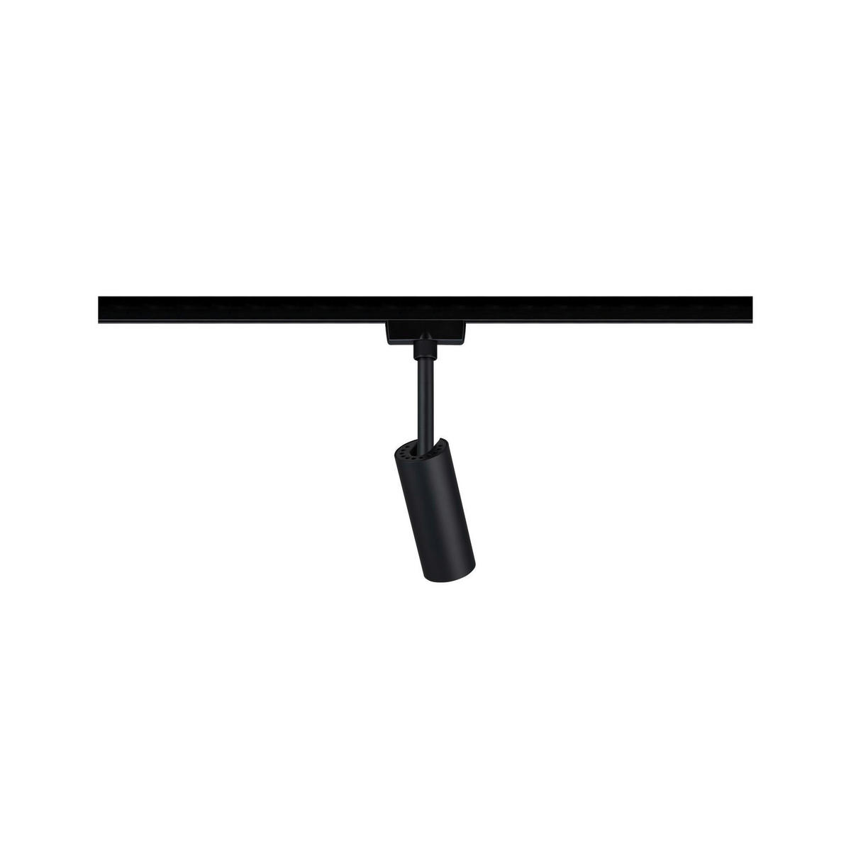 SCHIENENSYSTEM-STRAHLER Tubo 4,2/18,6/10,5 cm   - Schwarz, Design, Kunststoff/Metall (4,2/18,6/10,5cm) - Paulmann
