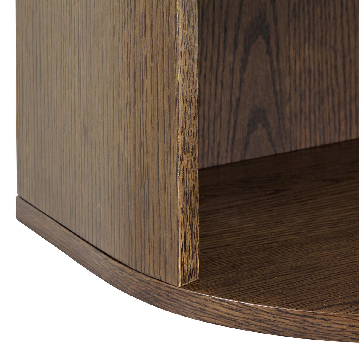 NACHTTISCH 40/30/31,5 cm  in furniert Eiche dunkel  - Eiche dunkel, Modern, Holzwerkstoff (40/30/31,5cm) - MID.YOU