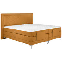 BOXSPRINGBETT 180/200 cm  in Orange  - Alufarben/Orange, Design, Textil/Metall (180/200cm) - Welnova