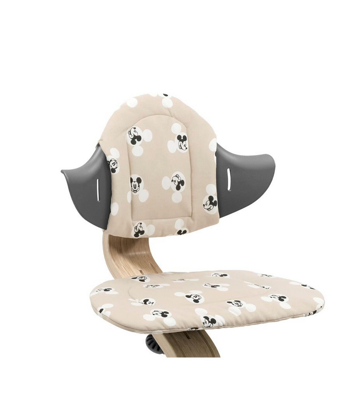 STOKKE NOMI KISSEN  NOMI  - svijetlo ružičasta/tamno siva, Basics, tekstil (25/25/5,6cm) - Stokke