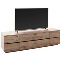 LOWBOARD  in 195/55/50 cm  - Eichefarben/Anthrazit, Konventionell, Holzwerkstoff/Metall (195/55/50cm) - Cantus